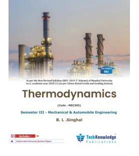Thermodynamics Sem 3 Mechanical Engineering Techknowledge Publication | Mumbai University 