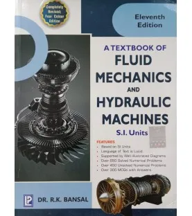 Textbook Of Fluid Mechanics and Hydraulic Machines by R.K. Bansal 