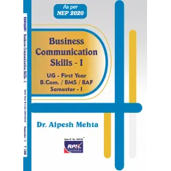Business Communication Skills-I FYBcom FYBMS,FYBAF Sem 1Rishabh Publication| NEP 2020 