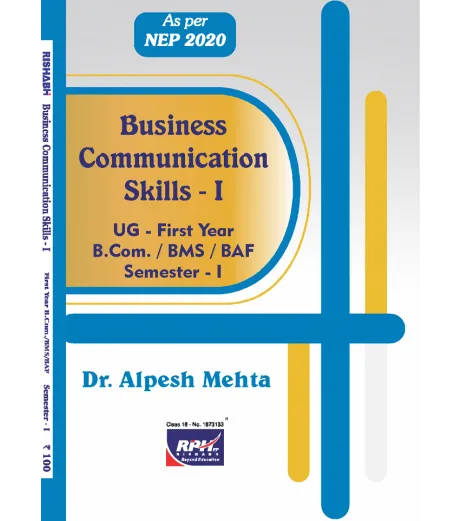 Business Communication Skills-I FYBcom FYBMS,FYBAF Sem 1Rishabh Publication| NEP 2020