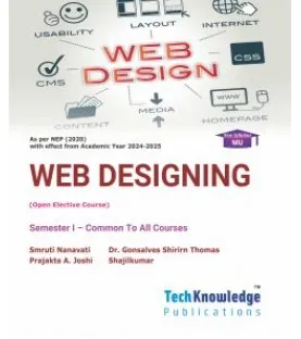 Web Designing Sem 1 FYBsc-Computer Science | Techknowledge Publication | Mumbai University