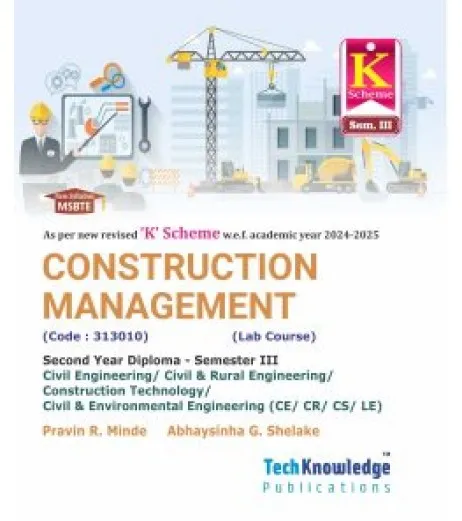 Construction Management MSBTE K Scheme Diploma Sem 3 Civil Engineering ...
