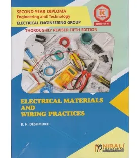 Nirali Electrical Materials and wiring Practices MSBTE ‘K’ Scheme Sem 3  Diploma In Electrical Engineering