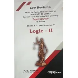 Aarti Logic-II Paper Solution Sem 4 for BLS | Mumbai