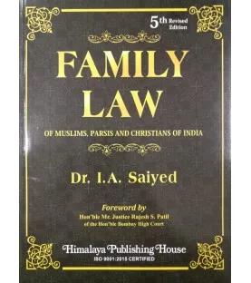 Family Law by Dr. I. A. Saiyed  Himalaya Publication