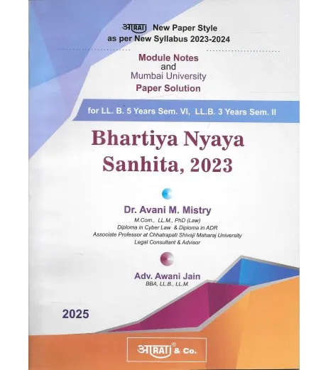 Aarti Bhartiya Nyaya Sanhita Paper Solution Sem 2 for BLS and LLB | Mumbai University