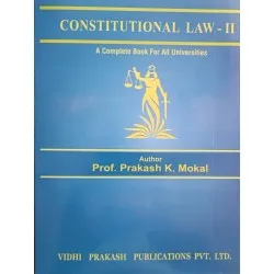 Constitutional Law-II FYBSL and FYLLB  Sem 2 By Prakash Mokal