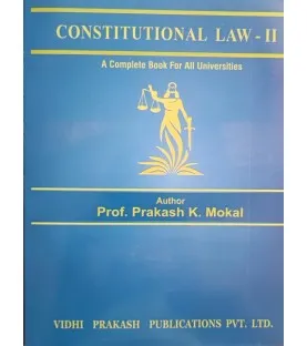 Constitutional Law-II FYBSL and FYLLB  Sem 2 By Prakash Mokal