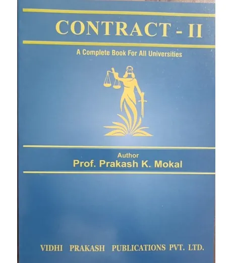 Contract-II SYBSL and SYLLB  Sem 4 Prakash Mokal Law Books LLB Sem 4 - SchoolChamp.net