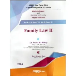 Family Law-II LLB SYBSL and SYLLB  Sem 3 Aarti and Co.