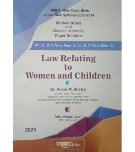 Aarti Law  Ppaer Solution  Law relating to Women and Child Paper Solution