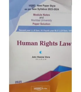 Aarti Human Rights Law Paper Solution Sem 4 for and LLB | Mumbai University 
