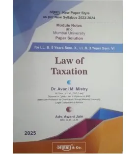 Taxation Law SYBSL and SYLLB  Sem 6 Aarti and Co.