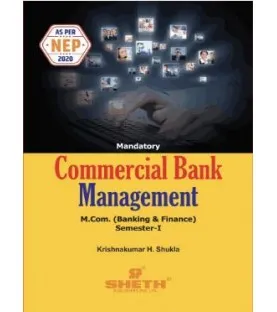 Commercial Bank Management M.Com Sem-1 Sheth Publication | NEP 2020