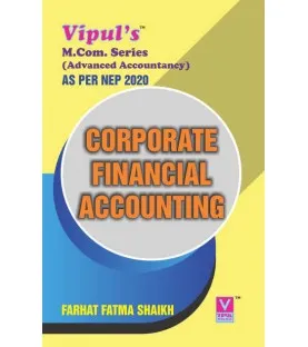 Corporate Financial Accounting M.Com Sem 3 Vipul Prakasan