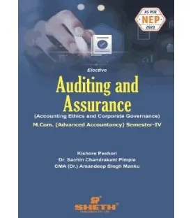 Auditing and Assurance M.Com Sem 4 Sheth Publication  | Mumbai University 