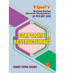 Corporate Restructuring M.Com Semester 4 Vipul Prakashan | Mumbai University 