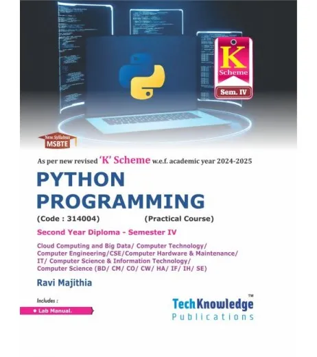 Python Programming MSBTE K Scheme Sem 4 (314004) - Techknowledge