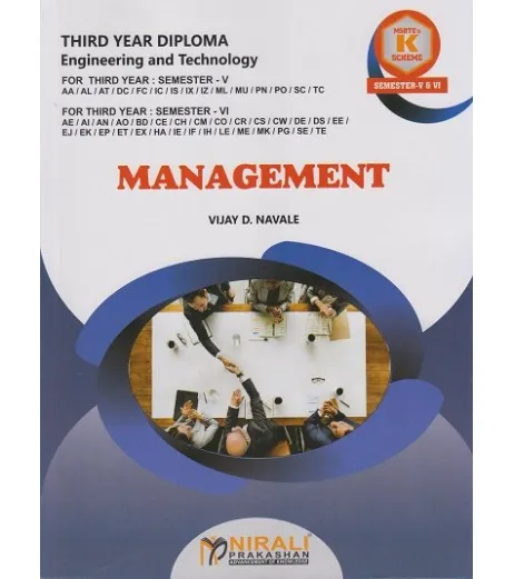 Buy Nirali Management MSBTE ‘K’ scheme Diploma Sem 6 books Online from ...