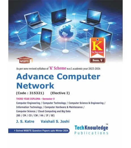 Buy Advance Computer Network MSBTE K-Scheme Sem 5 online from Schoolchamp