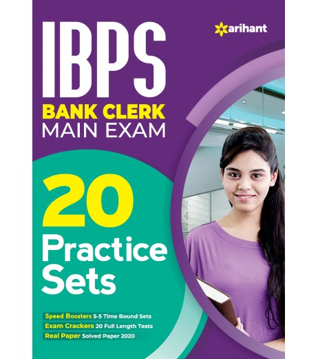 Arihant  20 Practice Sets IBPS Bank Clerk Main Exam 