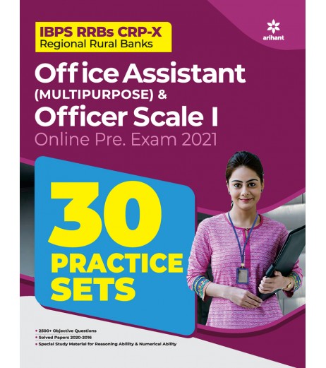 Arihant 30 Practice Sets for IBPS RRB CRP - 10 Office Assistant Multipurpose And Officer Scale I Online Preliminary Exam