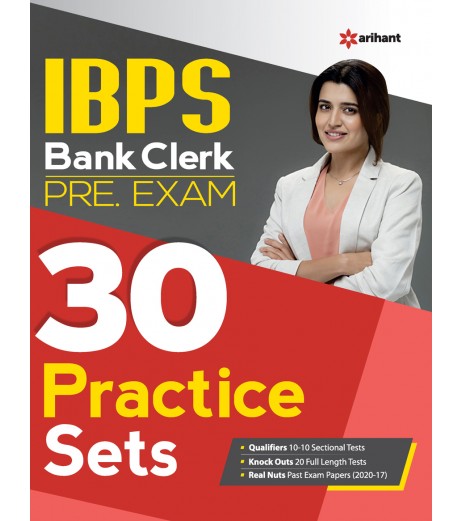 Arihant 30 Practice Sets IBPS Bank Clerk Pre Exam