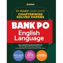 Arihant Bank PO Solved Papers English Language