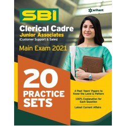 Arihant SBI Clerk Junior Asscociates 20 Practice Sets Mains Exam 