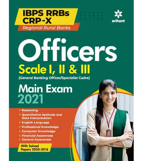 Arihant IBPS RRB CRP - 10 Officer Scale 1,2 and 3 Main Exam Guide Banking - SchoolChamp.net