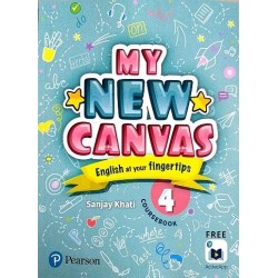 English My Canvas Course Book Class 4