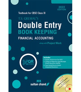 T S Grewals Double Entry Book Keeping for CBSE Class 11 | Latest Edition