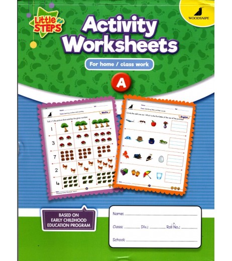 Little Steps Activity Worksheet A Jr.Kg - SchoolChamp.net