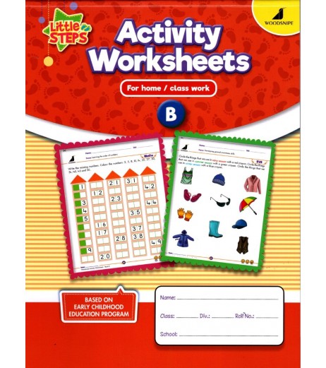 Little Steps Activity Worksheet B Sr.Kg - SchoolChamp.net