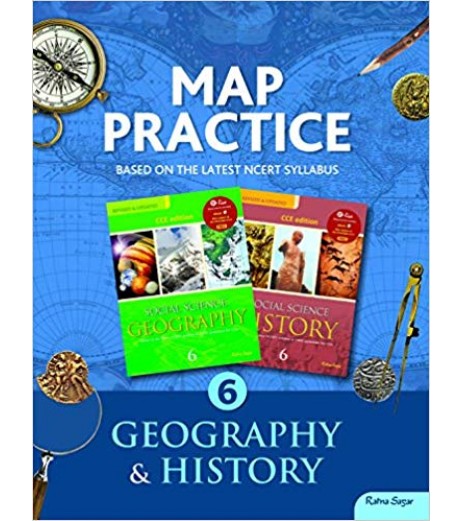 Social Science-Map Practice Book 6 New Horizon Airoli Class 6 - SchoolChamp.net