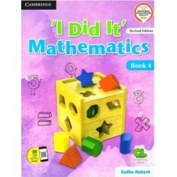 Cambridge I Did It Mathematics Class 4 | Latest Edition