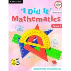 Cambridge I Did It Mathematics Class 7 | Latest Edition
