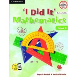 Cambridge I Did It Mathematics Class 8 | Latest Edition