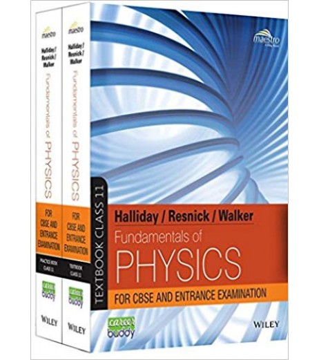 Fundamentals of Physics, Class 11, Set of Textbook and Practice Book AIIMS - SchoolChamp.net