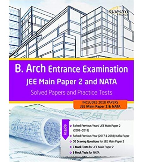 B. Arch Entrance Examination JEE Main Paper 2 and NATA: Solved Papers and Practice Tests Architecture - SchoolChamp.net