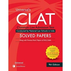 CLAT Solved Papers for Common Law Admission Test | Latest Edition