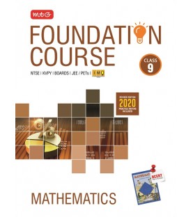 MTG Foundation Course Mathematics  Class 9 for JEE, Olympiad, NTSE | Latest Edition