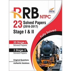 RRB NTPC 23 Solved Papers Stage 1 and 2 English | Latest Edition