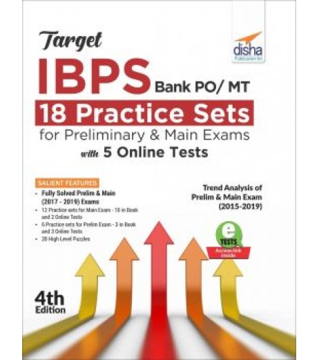 Target IBPS Bank PO/ MT 18 Practice Sets for Preliminary and Main Exam | Latest Edition Banking - SchoolChamp.net