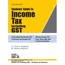 Taxman's Students Guide To Income Tax including GST | Latest Edition