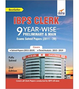 IBPS Clerk 9 Year-wise Preliminary and Main Exams Solved Papers | Latest Edition