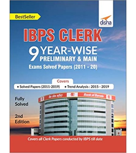 IBPS Clerk 9 Year-wise Preliminary and Main Exams Solved Papers | Latest Edition Banking - SchoolChamp.net