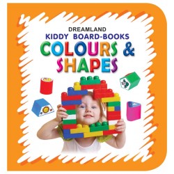 Dreamland Kiddy Board Book - Colours And Shapes  for Children Age 2-4 Years | Pre school Board books