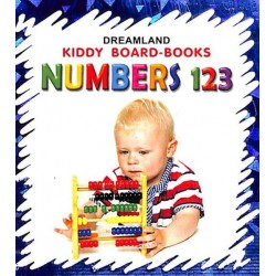Dreamland Kiddy Board Book - Numbers 123  for Children Age 2-4 Years | Pre school Board books