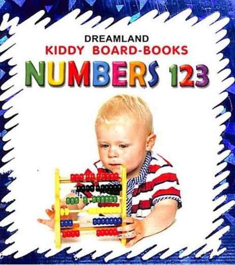 Dreamland Kiddy Board Book - Numbers 123  for Children Age 2-4 Years | Pre school Board books